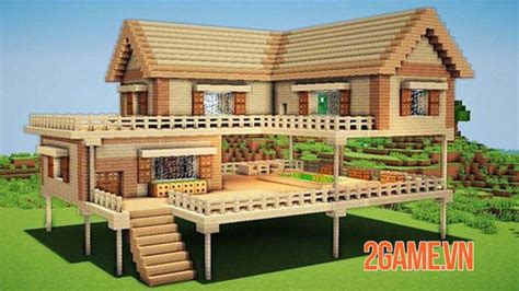 cac cach xay nha dep trong minecraft huong  chi tiet va  tuong