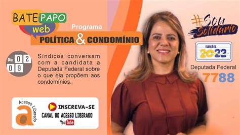 Pol Tica E Condom Nio Lidia Amorim Deputada Federal Youtube