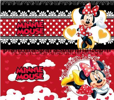 Minnie Mouse Plantillas Sublimar Plantillas Para Sublimar