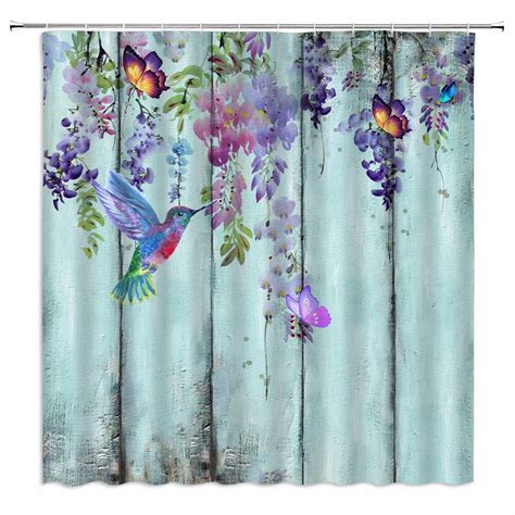 10 Hummingbird Shower Curtains A Delightful Addition To Your Bathroom