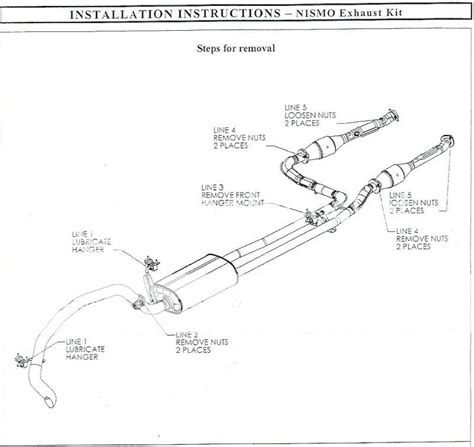 Installation Of Nismo Sport Catback Exhaust System Nissan Titan Forum