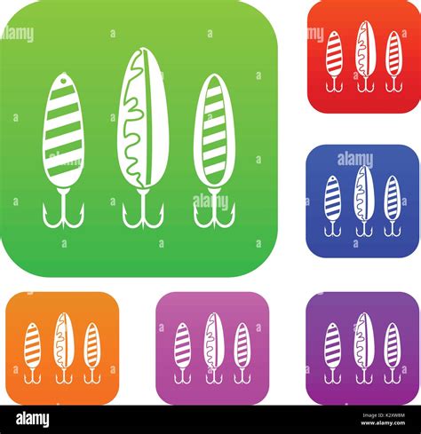 Silver And Red Lure Stock Vector Images Alamy