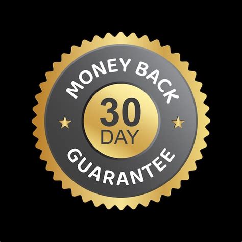 Premium Vector Day Money Back Guarantee Vector Trusts Badge