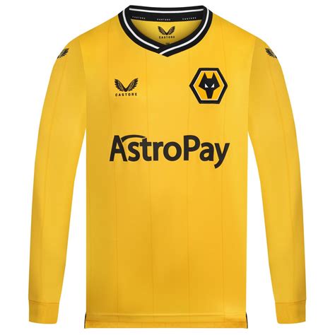 2023-24 Wolves Home Shirt - L/S - Junior