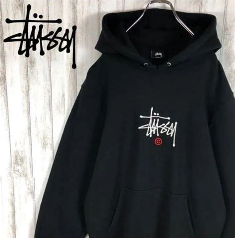 つけて Stussy 入手困難 裏起毛の通販 By 古着屋chays Shop｜ステューシーならラクマ ステューシーセンター刺繍