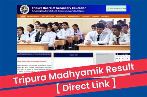 Tripura Madhyamik Result 2024 TBSE Class 10 Marksheet Tbresults