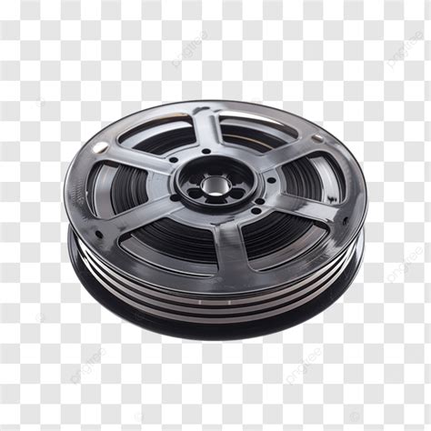 Film Reel On White Background Realistic Filming Film Reel Png