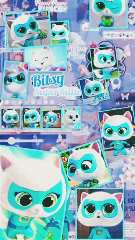 Wallpaper the Bitsy Cat / SuperKitties. 🐈💜💛🥰 | Disney junior, Landscape ...