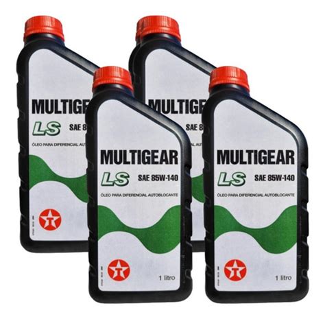 Kit 4 Óleos Multigear Ls Sae 85w140 Diferencial Autoblocante