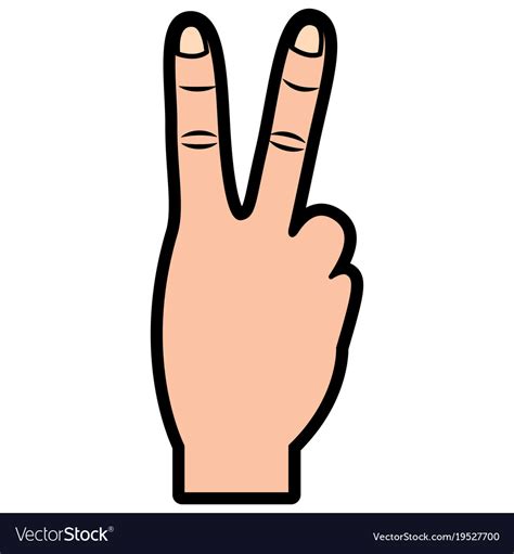 Peace Fingers Sign