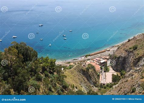 Beach landscape of Sicily stock image. Image of mountains - 20622103