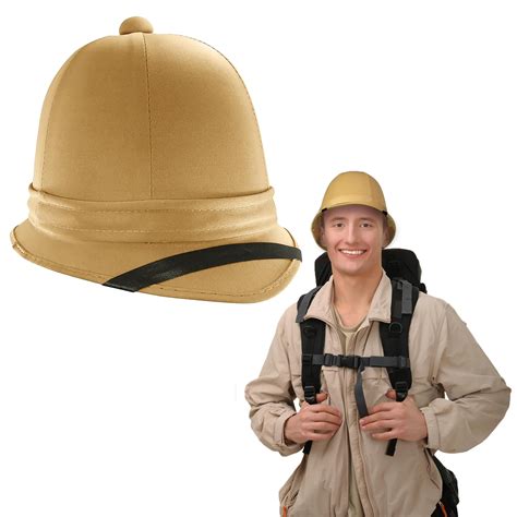 nicky bigs novelties british safari helmet tall pith zookeeper jungle