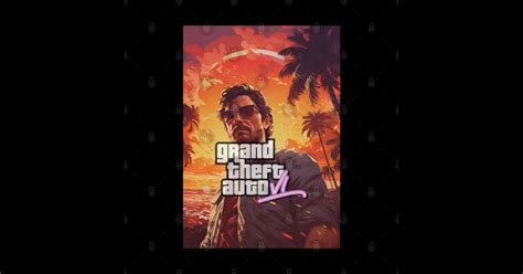 GTA 6 Fanart 01 - Gta 6 - Posters and Art Prints | TeePublic