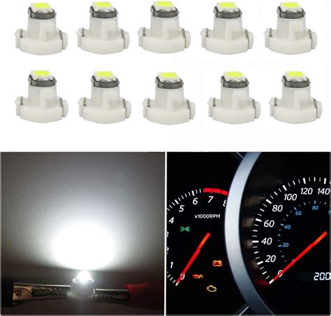 Amazon WLJH 10x White T3 Neo Wedge Led 3030 SMD Chip 8mm Base Led