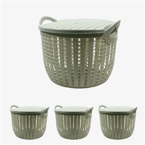 Jual Clio Plastic Storage Basket Topas Keranjang Tutup Keranjang