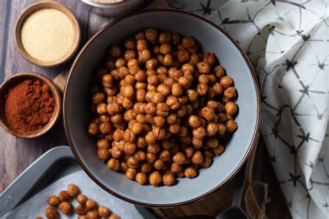 Spicy Roasted Chickpeas, Enjoy The Perfect Snack - A Dash of Macros