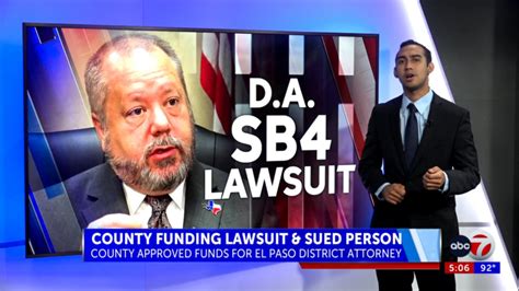 El Paso County Approves Funds For DA To Fight Lawsuit KVIA