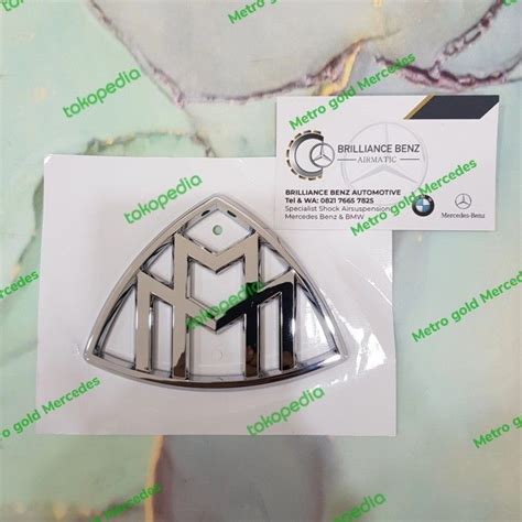 Logo Badge MAYBACH Emblem Bagasi MAYBACH Mercedes Benz Grade A Mercy