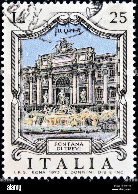 Italy Circa 1973 A Stamp Printed In Italy Shows Illustration Of