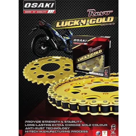 OSAKI CHAIN SPROCKET SET GOLD Fanning Meaning Lazada PH