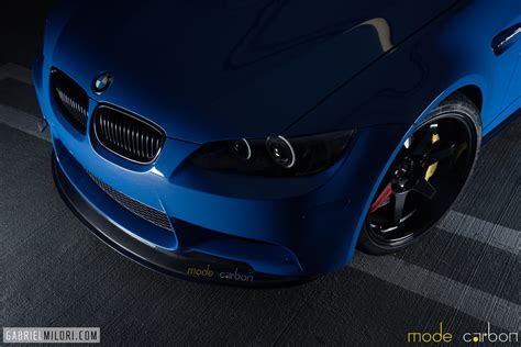 Bmw E92 M3 Santorini Blue Oneighty Custom Headlights Flickr