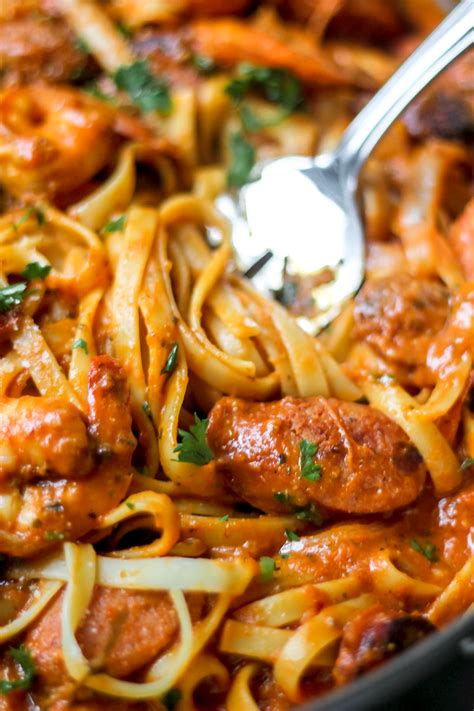 Cajun Shrimp And Sausage Pasta Recipe Bryont Blog