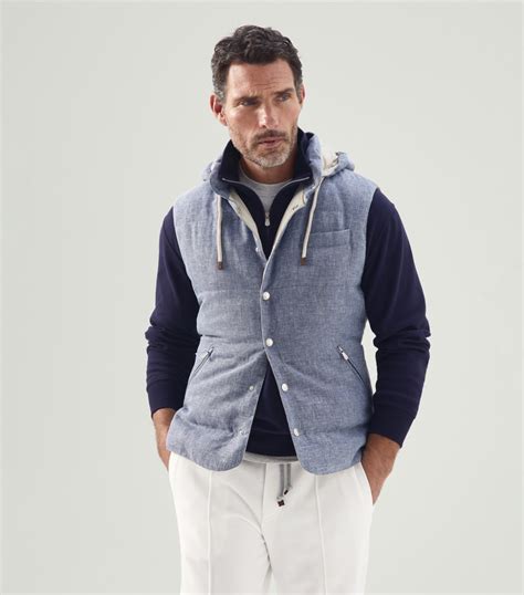 Brunello Cucinelli Down Padded Hooded Gilet Harrods US