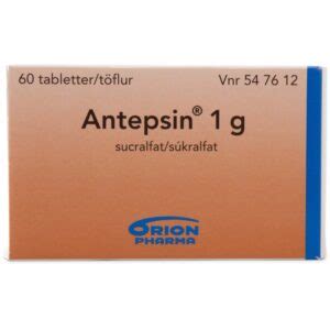 Antepsin® - Bivirkninger, virkning, dosis, anvendelse osv.