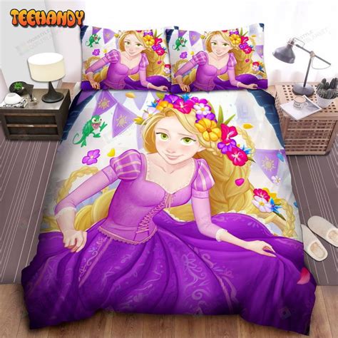 Disney Princess Rapunzel Dancing Spread Comforter Duvet Cover Bedding Morequilt