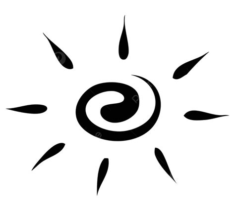 Icon Of A Sun Sketch In Vector Format On A White Background Vector Background Drawing Sun Png