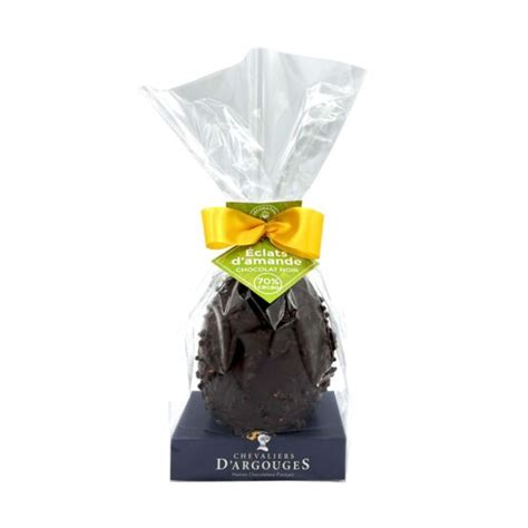 Chocolat De P Ques Uf Noir Clats D Amandes Chevalier Argouges Le