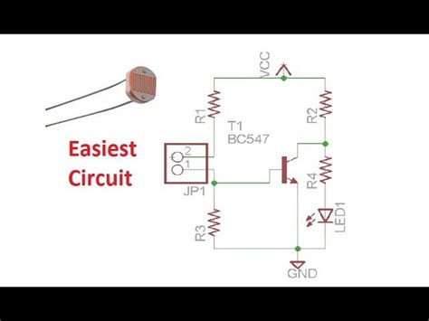 Ldr Circuit Using Bc547 Bipolar Junction Transistor By 45 Off