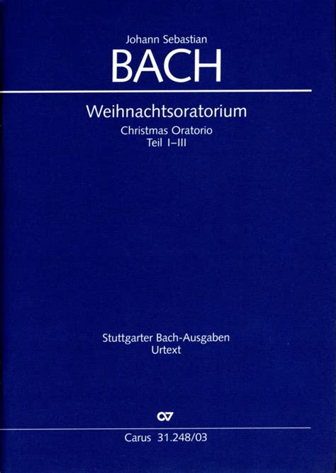 Christmas Oratorio Bwv 248 Van Johann Sebastian Bach In De Stretta