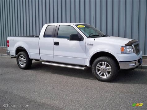 2005 Oxford White Ford F150 Lariat Supercab 4x4 10675445 Gtcarlot