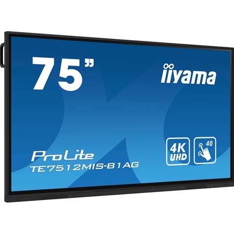 Iiyama Prolite Te Mis B Ag Interactive K Uhd Touchscreen