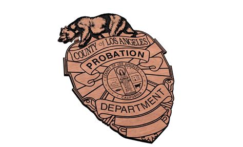 Los Angeles County Probation Badge Svg Etsy