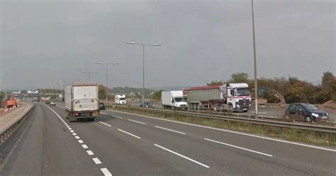 M1 Reopens After Five Vehicle Crash Involving A Lorry Nottinghamshire