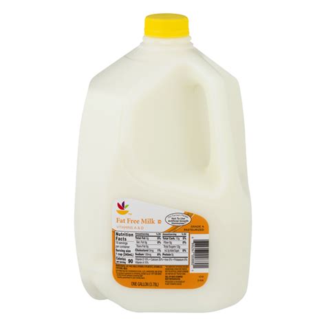 Fat Free Skim Milk Gallon Order Online Save Giant