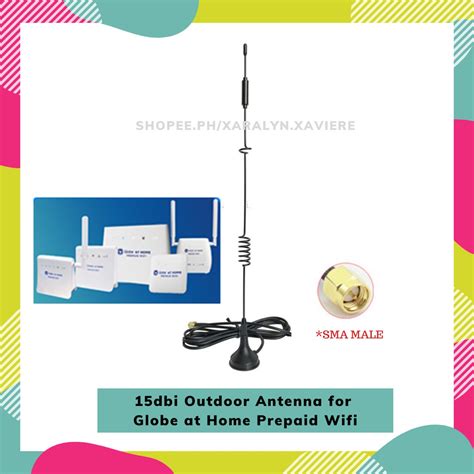 15dbi Outdoor Antenna For Globe At Home Prepaid Wifi Modem Shopee