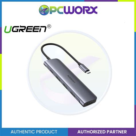 Ugreen CM136 50209 USB C To USB C Multifunction 5in1 Hub HDMI 3 USB