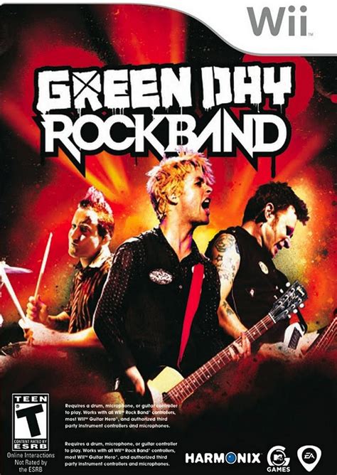 Green Day Rock Band Nintendo Wii Game