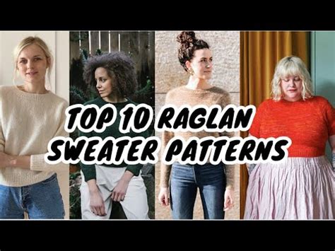 Top Raglan Sweater Patterns Creabea Knitting Podcast Youtube