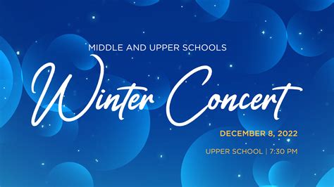 Upper School Winter Concert