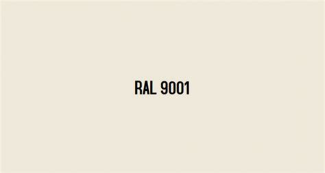 Ral 9001 Nuancier Ral