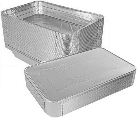 VeZee JETfoil Disposable Disposable Aluminum Full Size Lids 20 75 X