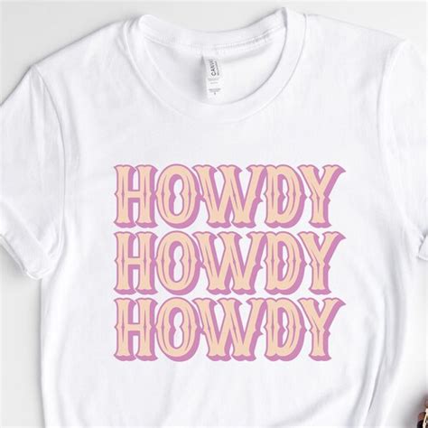 Howdy Sweatshirt Western Hoodie Southern Shirt Country Etsy