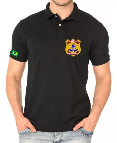 Camisa Polo Profissional Agente De Seguran A Bordado Frete Gr Tis