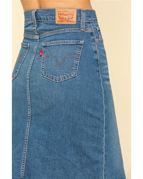 Levi's Women's Medium Wash Classic Denim Skirt - Country Outfitter