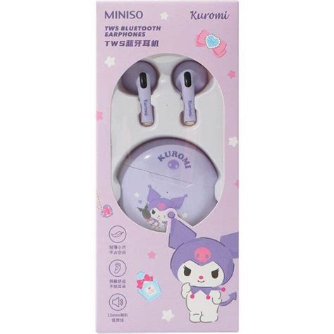 Miniso Famous Products Sanrio Pochacco Classic Series Tws Bluetooth