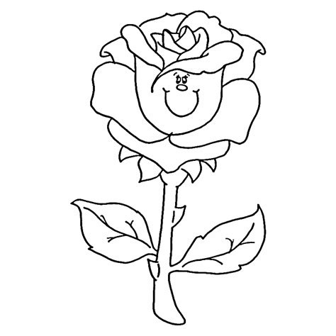 Dibujos De Flores Animadas Para Colorear